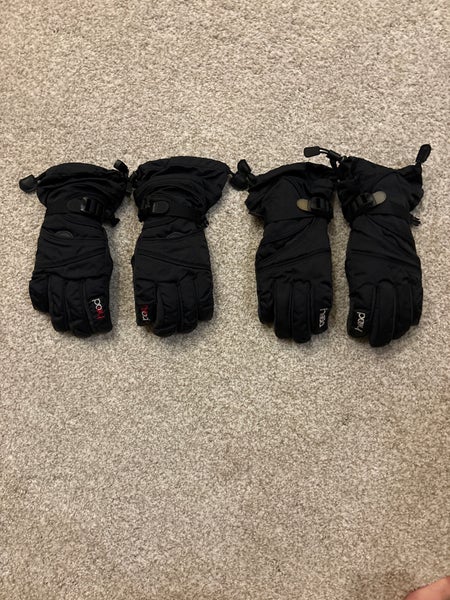 Black Youth Large Kids Unisex Helly Hansen Gloves (Used)