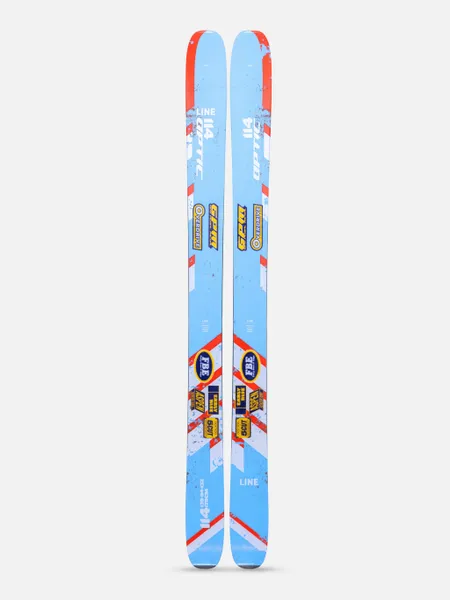 2026 Line Optic 114 186 cm Powder Skis Without Bindings (New)