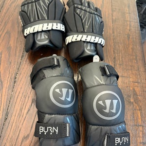 Warrior Burn Next Lacrosse Gloves Small (Used)