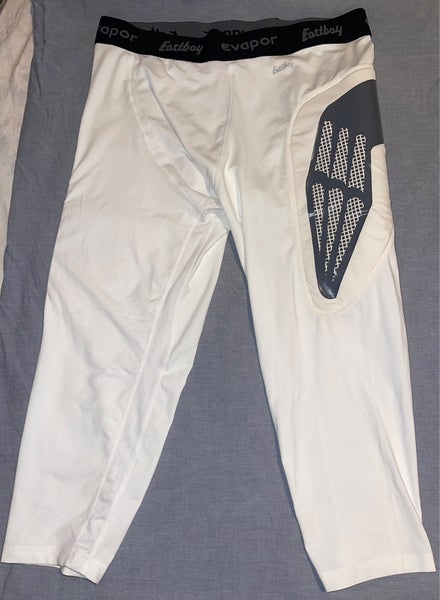 Eastbay Baseball Sliding Compression Pants – 3/4 Length w/ Thigh Sliding Pad – New without tag