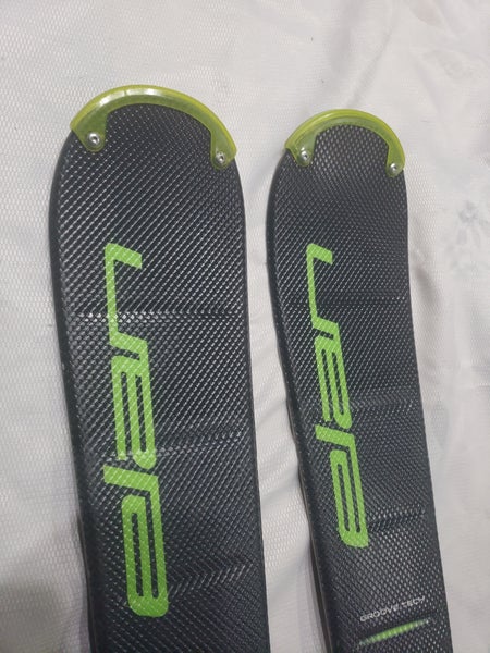 130cm Adult WIDER SKIS Elan ELEMENT w/ELAN ESP10 GRIP WALK EZ ADJUST BINDINGS *USED* BEGINNERS