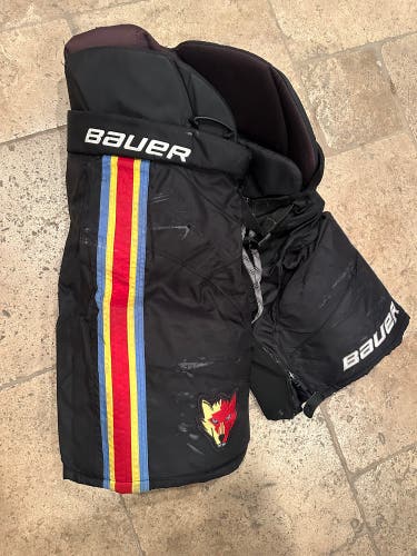 New Mexico Ice Wolves Senior Large Bauer Custom Pro Hockey Pants Pro Stock (Used)