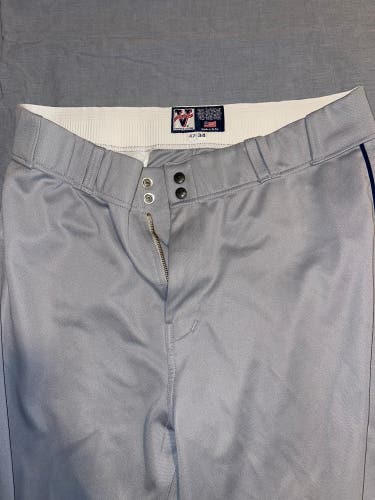 Victory Sports Sonoma State Team-Issued Baseball Pants – Grey – 42x34 – Patched Sliding Wear