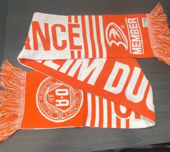 NEW Anaheim Ducks Orange Alliance Member Scarf Winter Fan Swag Unisex