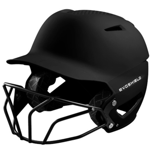 Large/X-Large EvoShield XVT Batting Helmet w/facemask (New) Black Matte
