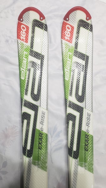 160cm Adult SKIS Elan EXAR e-RISE w/ELAN ESP10 BINDINGS *USED*