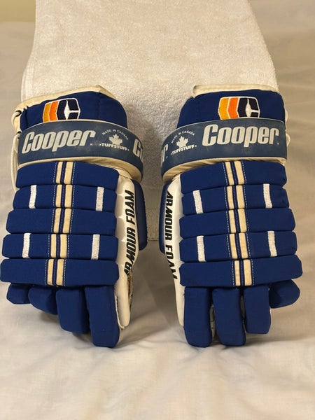 Vintage Cooper Model MLP Pro Stock Ice Hockey Gloves 15” - Excellent Condition