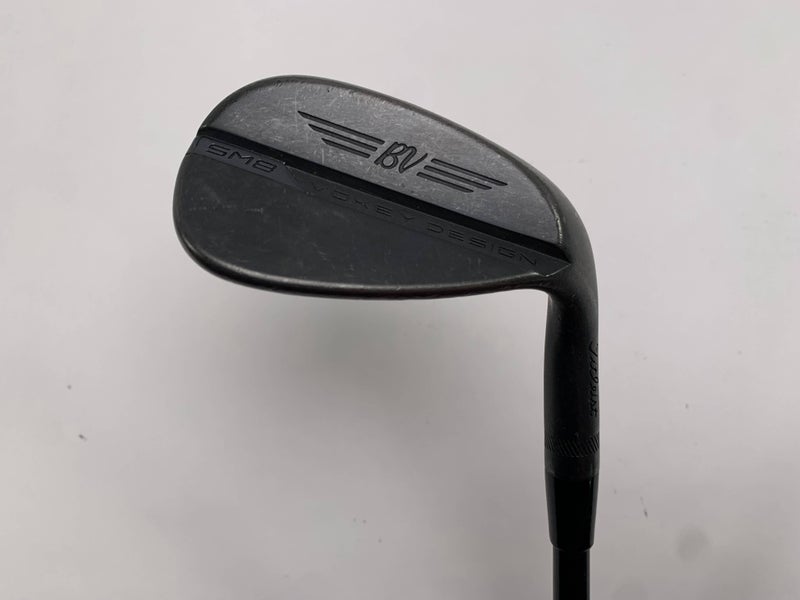 Titleist Vokey SM8 Jet Black Gap Wedge GW 50* 8 Bounce F-Grind Mens RH