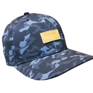 NEW Cleveland Golf Camo Patch Navy/Blue Adjustable Snapback Golf /Hat/Cap