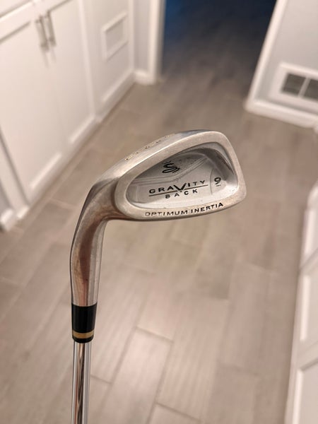 Men's 1999 Cobra Gravity Back 9 Iron Left Hand Regular Flex Steel Shaft (Used)