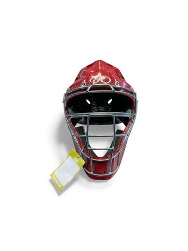 Used Rawlings Batting Helmet w/Mask Red One Size 11873-S000214504