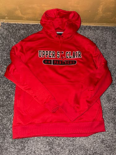 Upper St. Clair PA Panthers High School Under Armour Hoodie Mens Size Large Used