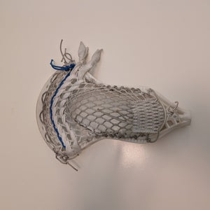 Used String King MARK 2V Mens Lacrosse Head White  Professionally Strung 11849-S000026628