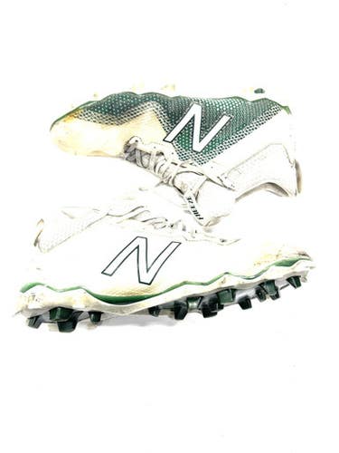 Used New Balance LAX Cleats Mens Green Senior 11.5 11860-S000301591