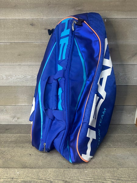 Head Tour Team 12R Monstercombi Tennis Bag Backpack Blue 12 Racquet Racket