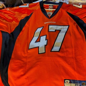 Denver broncos John Lynch authentic stitched Reebok on Field Jersey