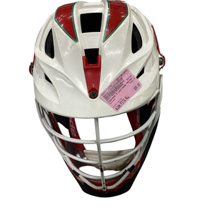 Used Cascade S Lacrosse Helmet White Fits all 11613-S000172679
