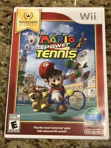Mario Power Tennis  Wii Nintendo Selects - UAE/Singapore/Saudi Arabia