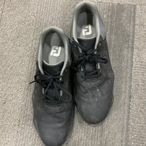 Used Foot Joy Mens Golf Shoes Black Senior 12 11614-S000226163