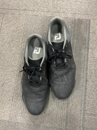 Used Foot Joy Mens Golf Shoes Black Senior 12 11614-S000226163