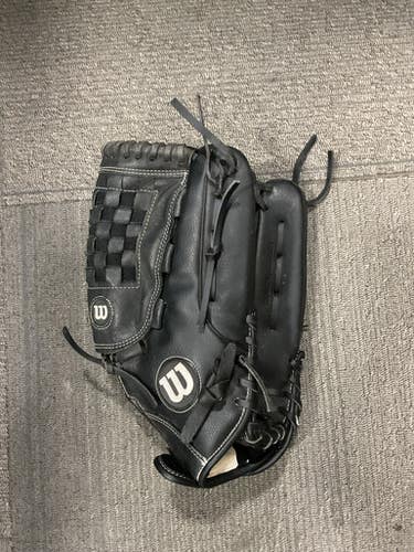 Used Wilson A350 BB/SB Glove RH Throw Black 14" 11614-S000226162
