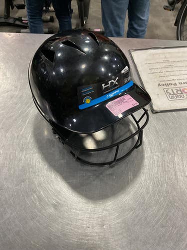 Used Champro HELMET Batting Helmet w/Mask Black SM 11614-S000226131