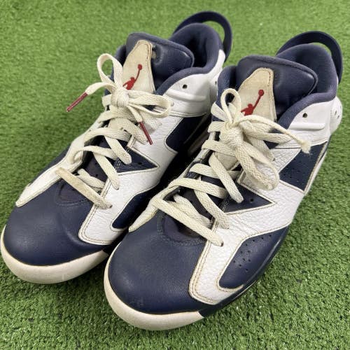 Nike Air Jordan Retro 6 G Golf Shoes Olympic Navy White DV1376-101 Mens Size 11