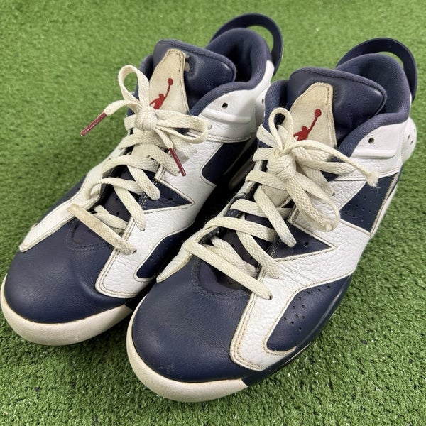 Nike Air Jordan Retro 6 G Golf Shoes Olympic Navy White DV1376-101 Mens Size 11