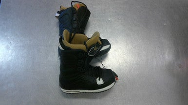 Used Burton IMPRINT 1 Mens Snowboard Boots Black Senior 9 11339-S000196767