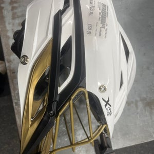 Used Cascade XRS PRO Lacrosse Helmet White Fits all 11337-S000475633