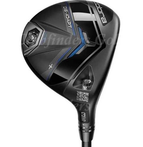 NEW Cobra DS-ADAPT X 15 3 Fairway Wood Denali Black 70G 6.0 Stiff w/ HC