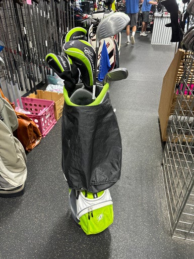 Used Powerbilt COUNTESS Womens Package Set RH Green 10 Piece 11337-S000469260