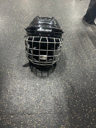 Used Bauer Hockey Helmet Only Black One Size 11337-S000467130