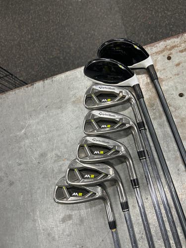 Used Taylormade M2 Mens Iron Set RH 4I-PW 11337-S000467344
