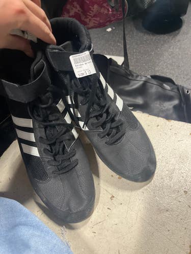 Used Adidas Wrestling Shoes Black Senior 13 11337-S000463714