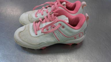 Used Under Armour GLYDE BB/SB Cleats White Junior 01 11339-S000195932