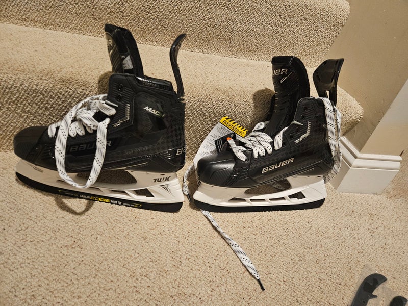 NEW Bauer Supreme Mach Hockey Skates 11 With LS Pulse Ti Blades