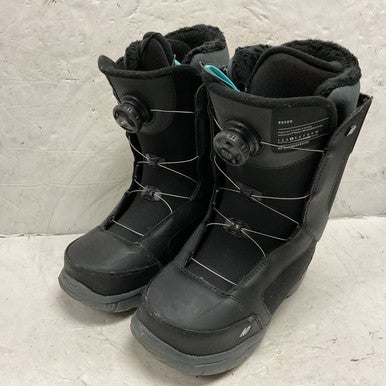 Used K2 ROSKO BOA Mens Snowboard Boots Black And Carolina Blue Senior 8 11855-S000195232