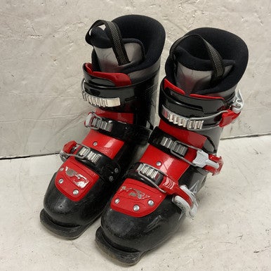 Used Nordica FIREARROW TEAM 3 Boys DH Ski Boot Black And Red 235 MP - J05.5 - W06.5 11855-S000195215