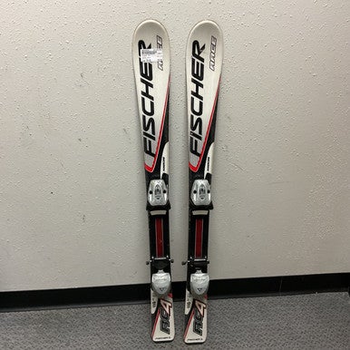 Used Fischer RC4 Boys DH Ski/Binding Grey 110 cm 11855-S000195201