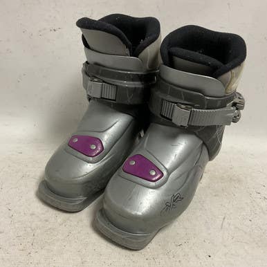 Used Dalbello 4FACTOR FXR 1 Boys DH Ski Boot Grey 175 MP - Y11 11855-S000195298