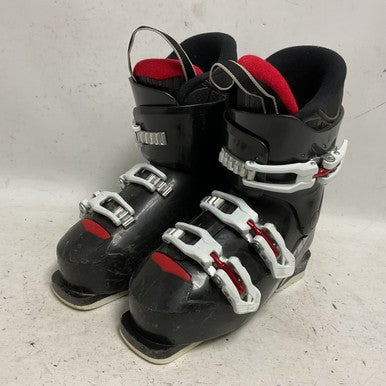 Used Alpina AJ3 Boys DH Ski Boot Black 215 MP - J03 11855-S000195287