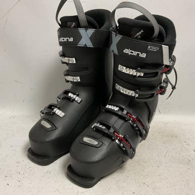 Used Alpina XTRACK 60 Mens DH Ski Boot Black And Red 285 MP - M10.5 - W11.5 11855-S000195285