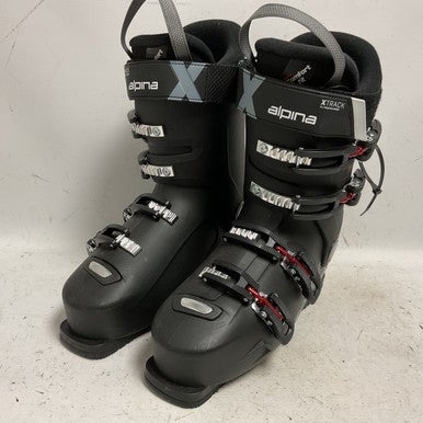 Used Alpina XTRACK 60 Mens DH Ski Boot Black And Red 285 MP - M10.5 - W11.5 11855-S000195285