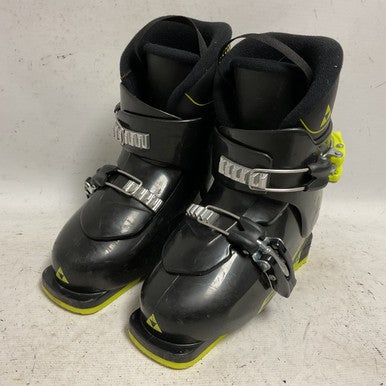 Used Fischer RC4 20 Boys DH Ski Boot Black And Optic Yellow 200 MP - Y13.5 11855-S000195280