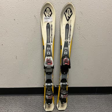 Used K2 ESCAPE JR Boys DH Ski/Binding White And Gold 85 cm 11855-S000195267