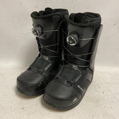 Used Ride ROOK BOA Mens Snowboard Boots Black Senior 9 11855-S000195255
