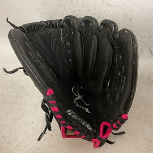Used Mizuno Finch GPP 1005F1 RH Throw Fastpitch Gloves Black And Pink 10" 11855-S000195249