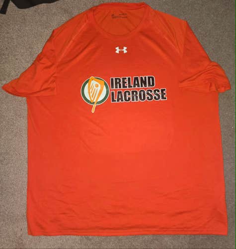 Ireland Lacrosse Under Armour Team Issued Work Out Wicking Shirt 2XL