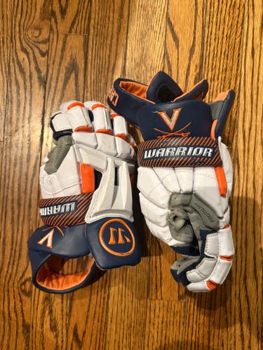 UVA Lacrosse Team Issued Warrior Gloves